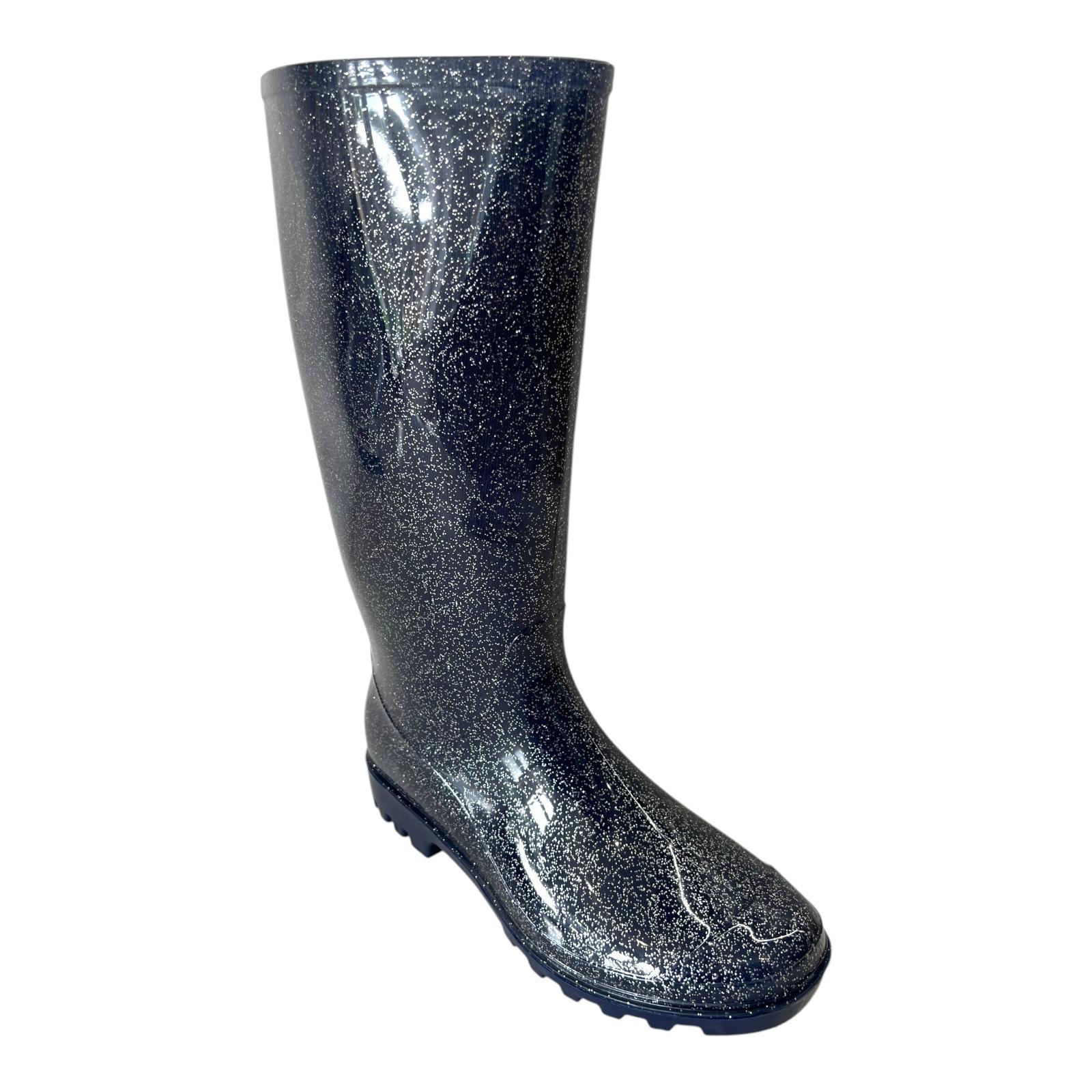 LADIES WOMENS WELLIES FESTIVAL RAIN WATERPROOF WELLINGTON SNOW BOOTS SHOES SZ - Picture 29 of 49