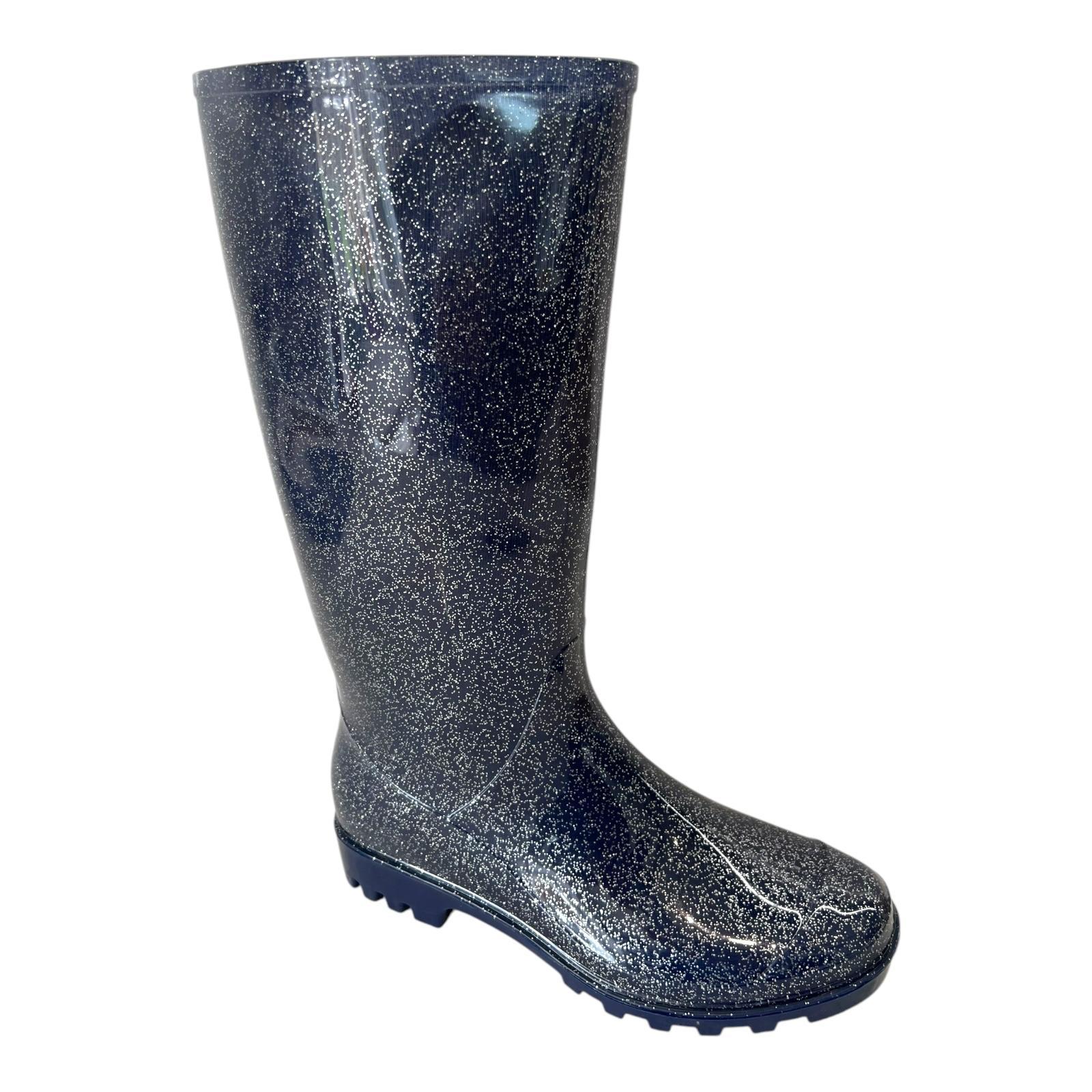 LADIES WOMENS WELLIES FESTIVAL RAIN WATERPROOF WELLINGTON SNOW BOOTS SHOES SZ