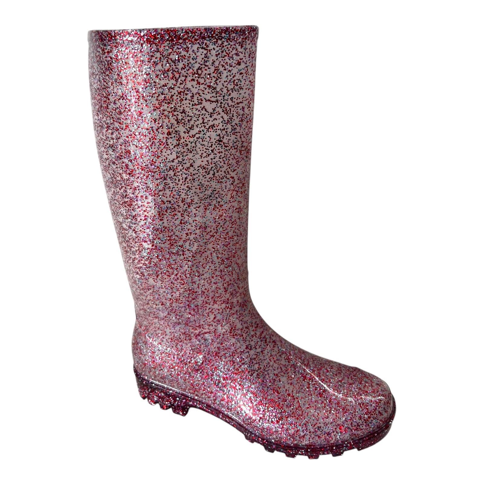LADIES WOMENS WELLIES FESTIVAL RAIN WATERPROOF WELLINGTON SNOW BOOTS SHOES SZ - Picture 44 of 49