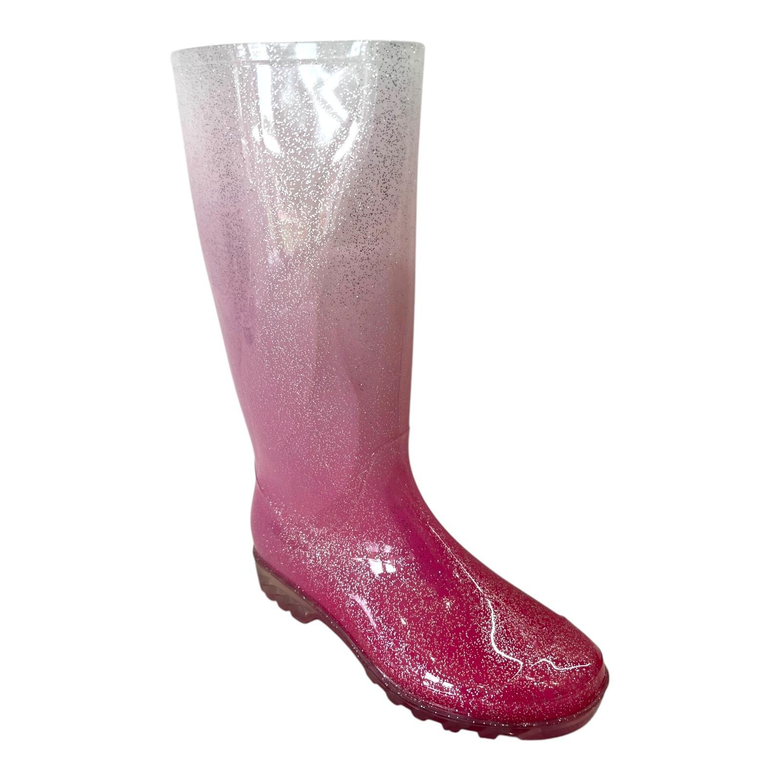 LADIES WOMENS WELLIES FESTIVAL RAIN WATERPROOF WELLINGTON SNOW BOOTS SHOES SZ - Picture 37 of 49