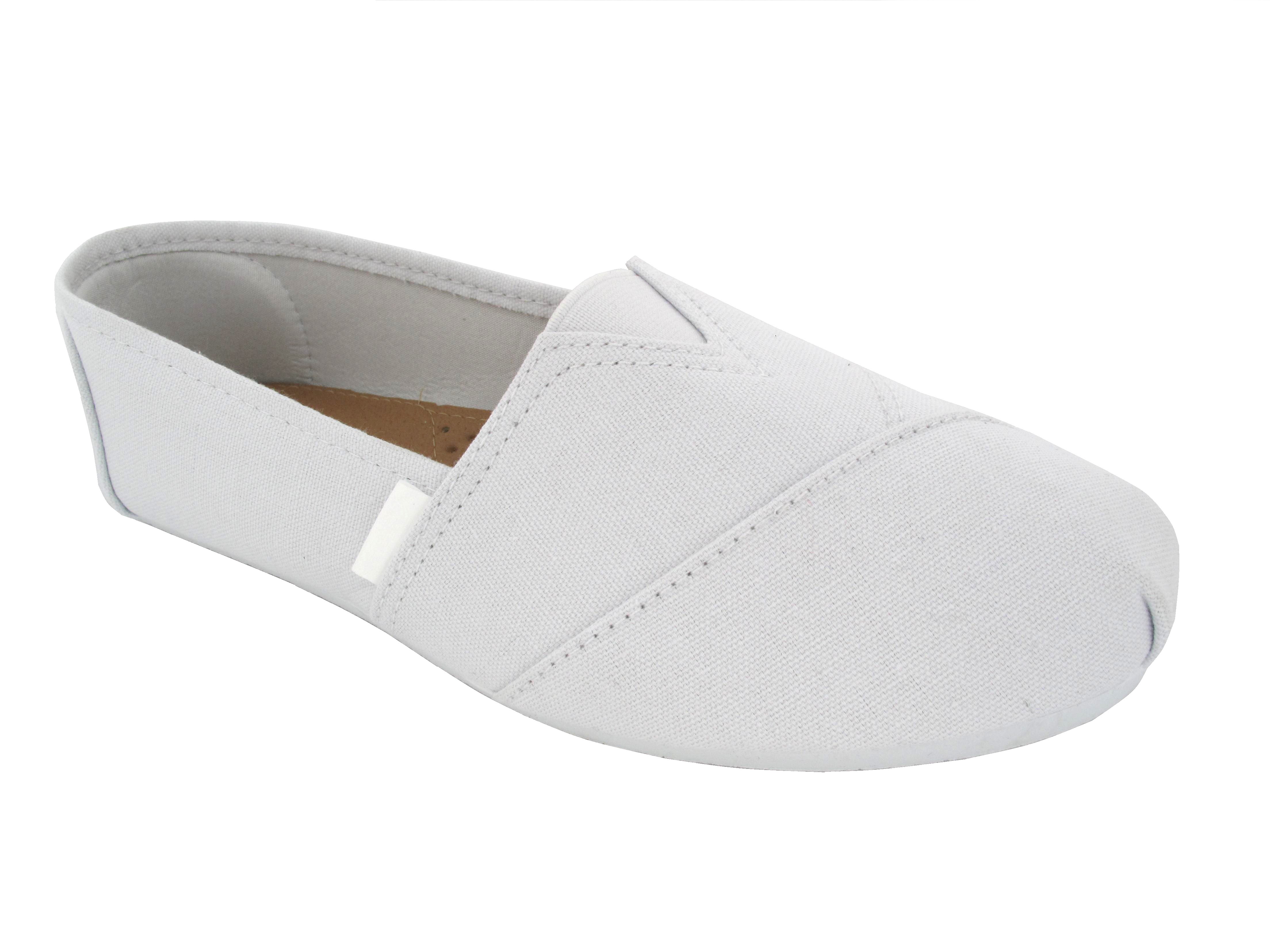 WOMENS LADIES FLAT SLIP ON ESPADRILLES PUMPS CANVAS PLIMSOLES SHOES SIZE 3 - 8 - Picture 9 of 9