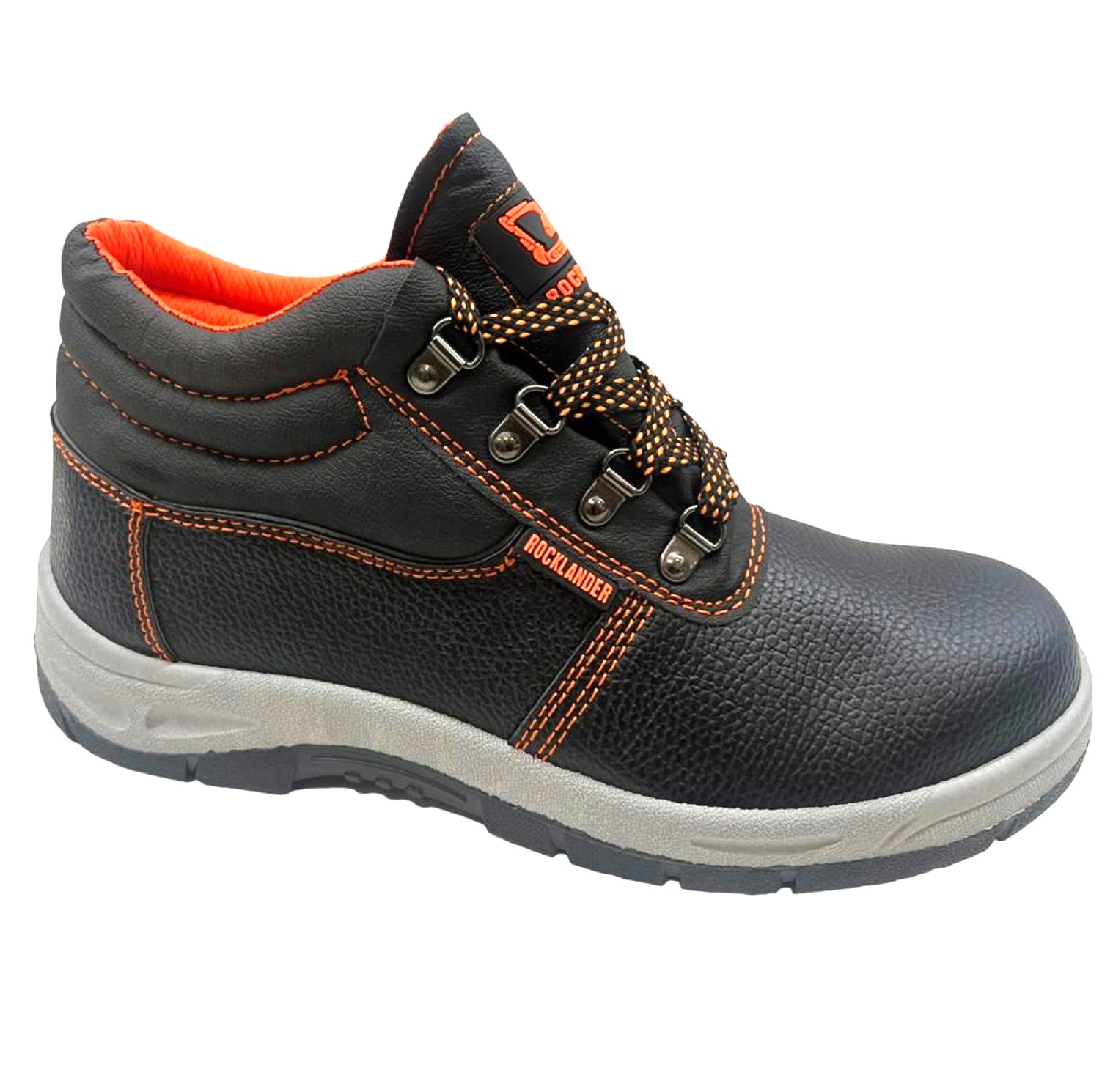 MENS CHUKKA STEEL TOE CAP SAFETY BLACK OIL RESISTANT MIDSOLE WORK SHOES BOOTS SZ