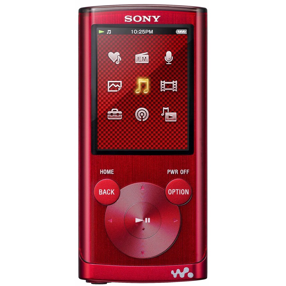 Sony NWZ E453 E Series 4GB Walkman MP3 MP4 Video Clear Audio Red Top ...