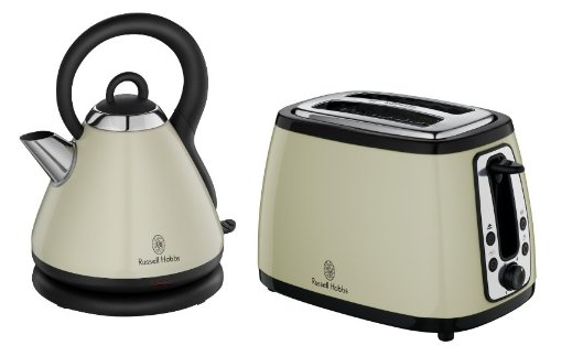 Russell Hobbs Heritage Kettle 18256 & 2 Slice Toaster 18259 Country ...