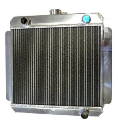 Ford Escort MK1 & MK2 Aluminium Alloy Radiator - Straight Top Hose ...