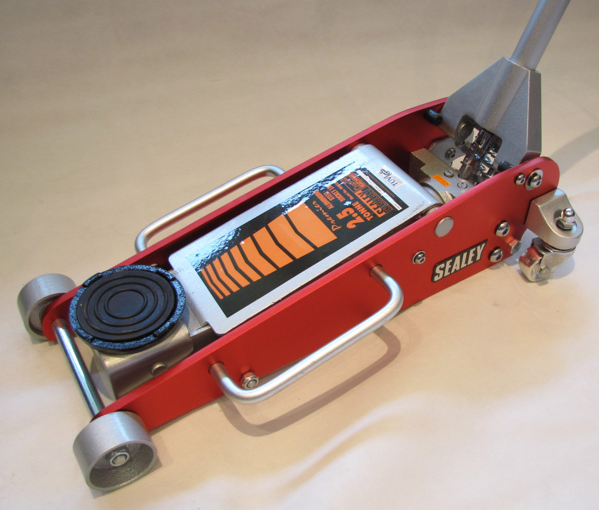 Sealey Racing Trolley Jack 2.5 tonne Alloy Aluminium Steel Rocket Lift