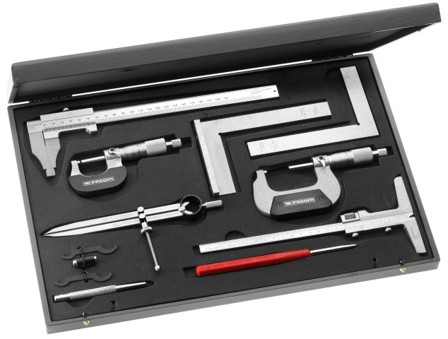 Facom 10pc Metrology Measurement and Marking Tools Set Kit 809.J3 | eBay