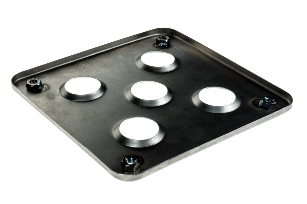 MOTAMEC Dry Sump Oil Tank Base Fabricated Steel Weld In Mount Platform Plate