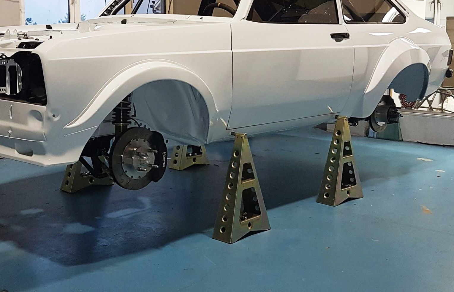 WRC Boxular Type Sill Stand Set 25mm Pins Race Rally Car Axle Pin