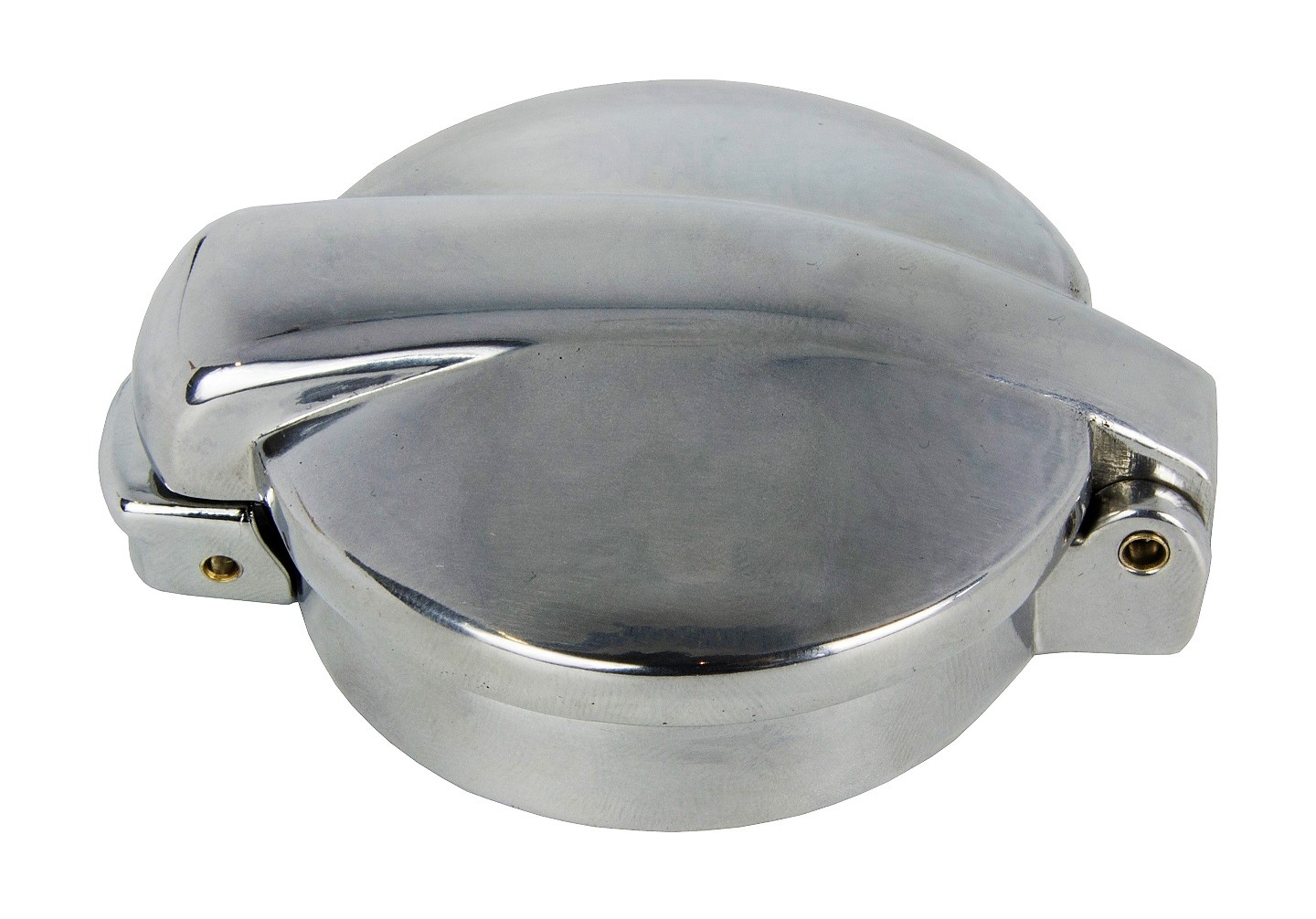 Monza Fuel / Oil Flip Filler Cap 2.5" Chrome eBay
