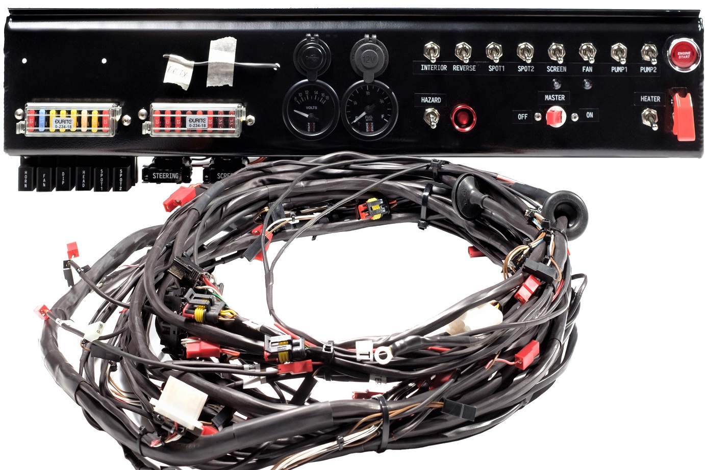 Sentinel Escort Mk1 Mk2 Motorsport Rally Spec Complete Wiring Loom Harness & Stack Dash
