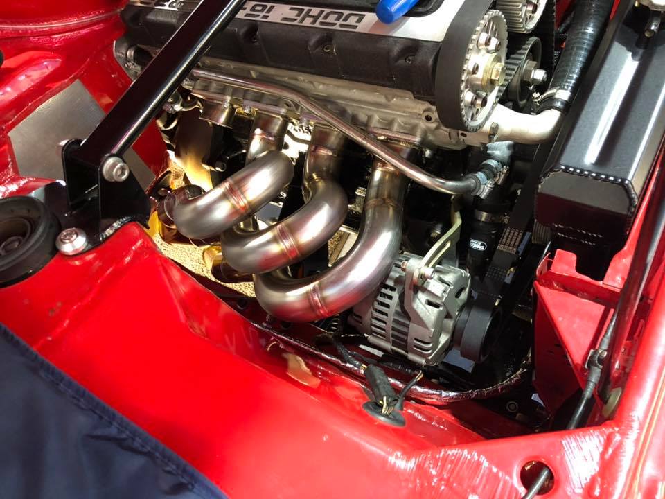 Cosworth YB aerotight IN ACCIAIO INOX COLLETTORE DI SCARICO NUTS ESCORT RS SIERRA