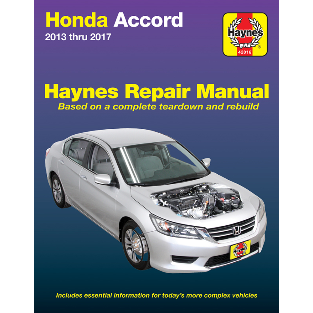 honda accord 2013 2017 haynes usa workshop manual ebay rh ebay co uk 2018  Honda Accord Honda Accord Type R ...