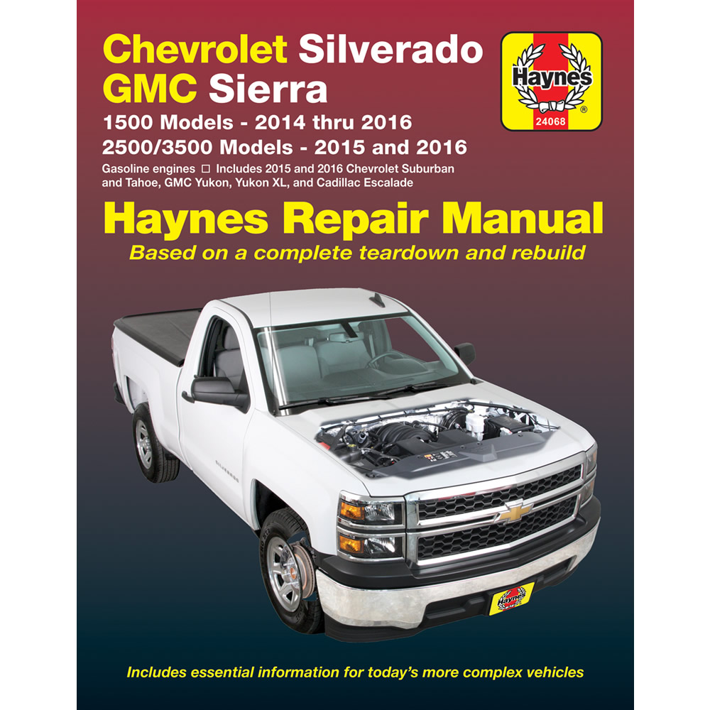 Chevrolet Suburban and Tahoe 2015-2016 Haynes USA Workshop Manual