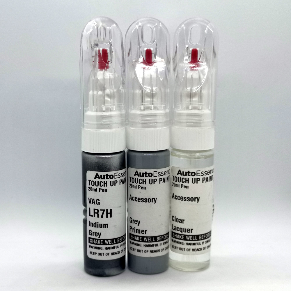 VOLKSWAGEN VW INDIUM GREY LR7H TOUCH UP PEN BOTTLE BRUSH REPAIR PAINT CHIP VW eBay