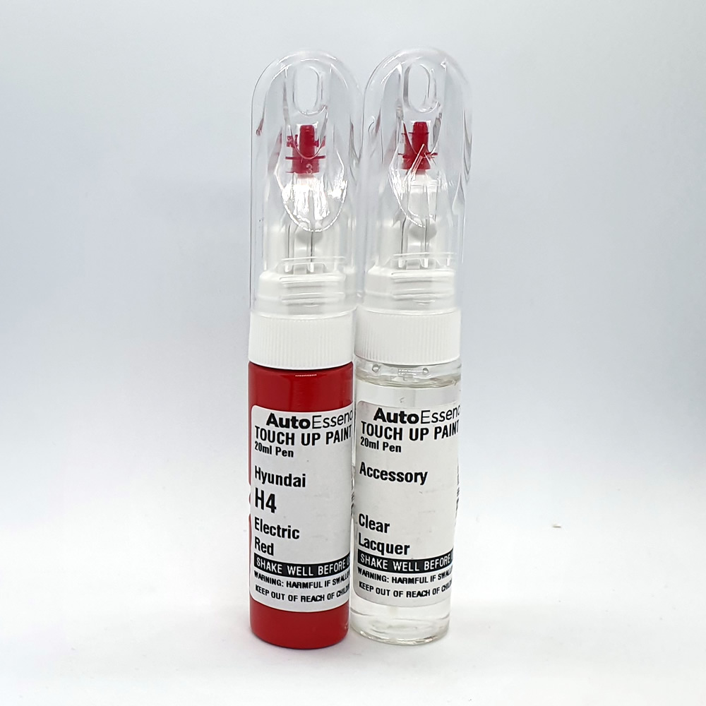 PAINT TOUCH UP PEN FOR HYUNDAI H4 ELECTRIC RED 20ML REPAIR SCRATCH eBay