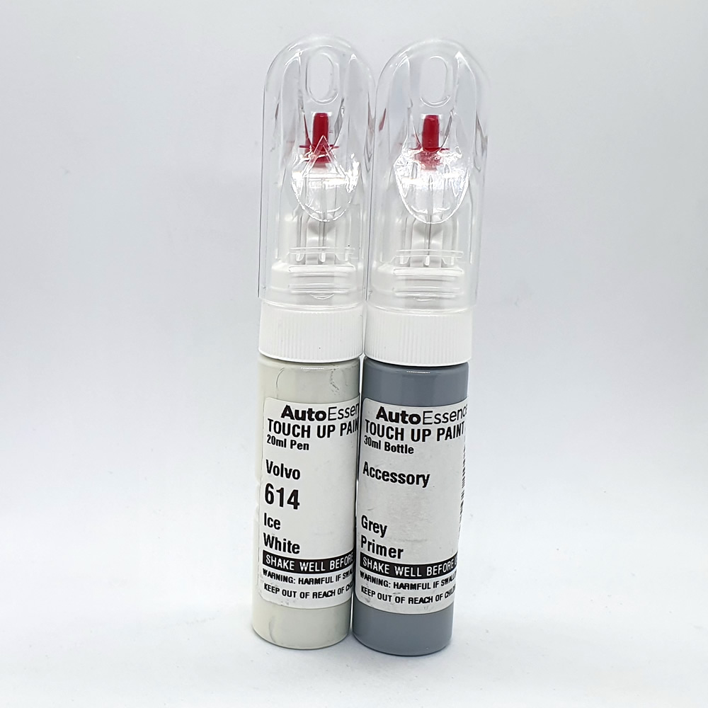 VOLVO ICE WHITE 614 PAINT TOUCH UP PEN CHIP SCRATCH REPAIR V40 V60 V90