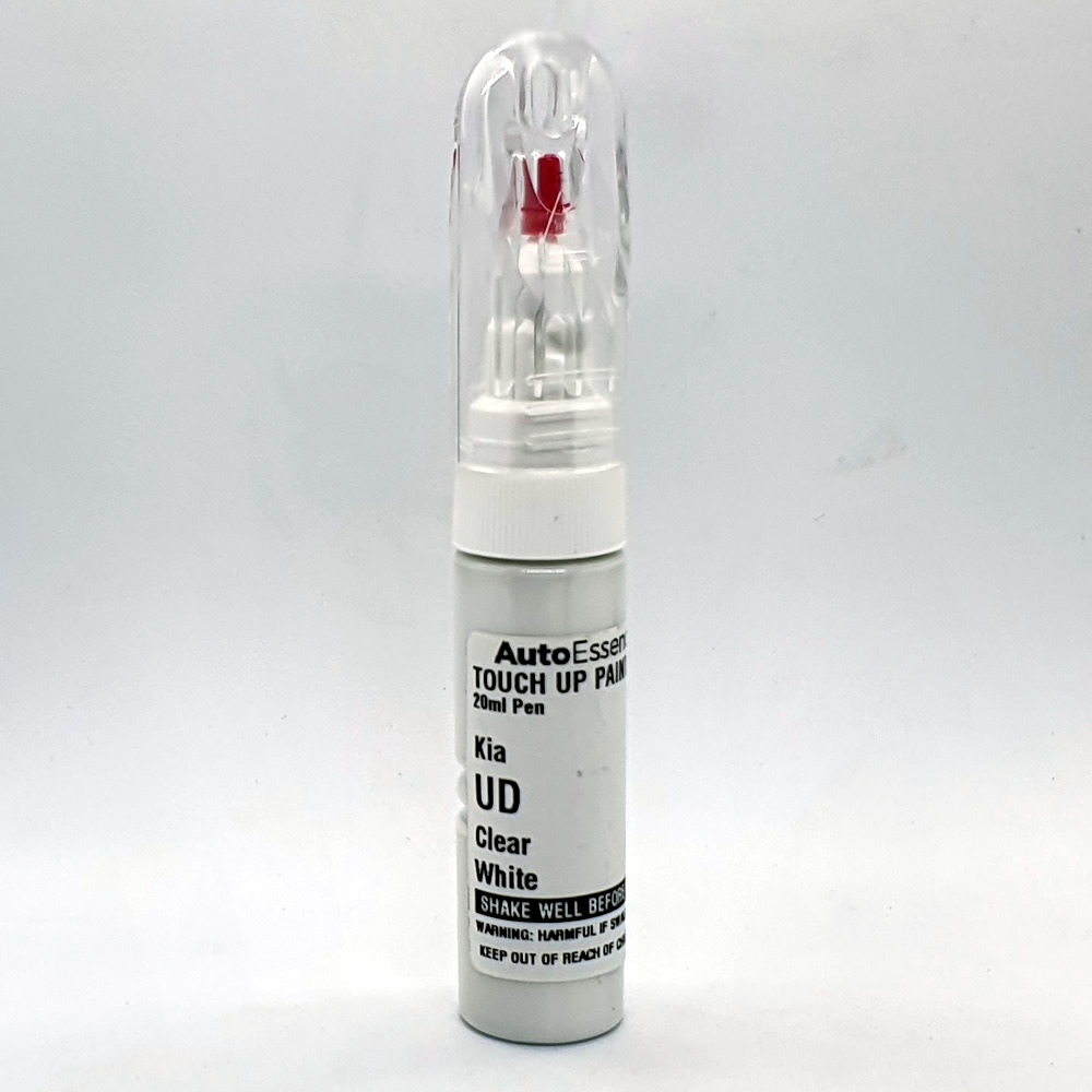 KIA UD CLEAR WHITE TOUCH UP PEN BOTTLE REPAIR PAINT SPORTAGE PICANTO