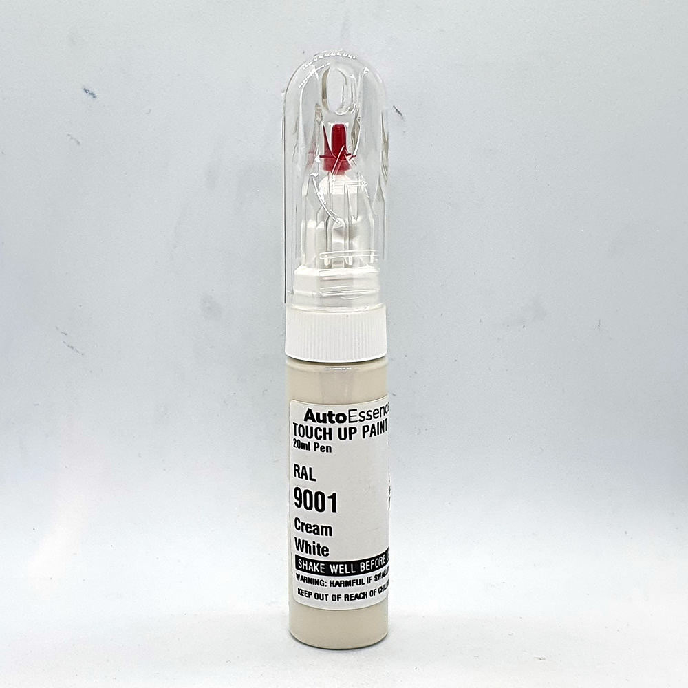 PAINT TOUCH UP PEN FOR RAL 9001 Cream White 20ML REPAIR SCRATCH eBay