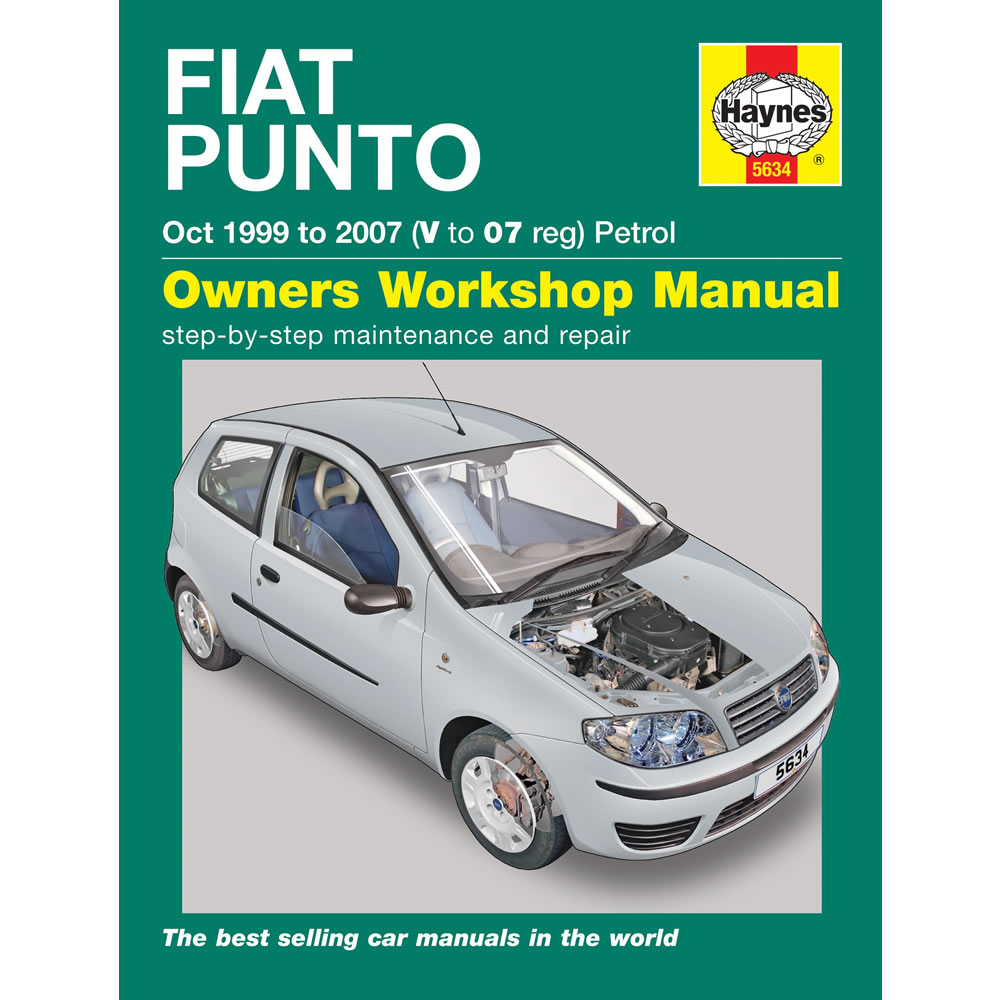 [5634] FIAT PUNTO 1.2 PETROL October 1999-2007 Haynes Workshop Manual