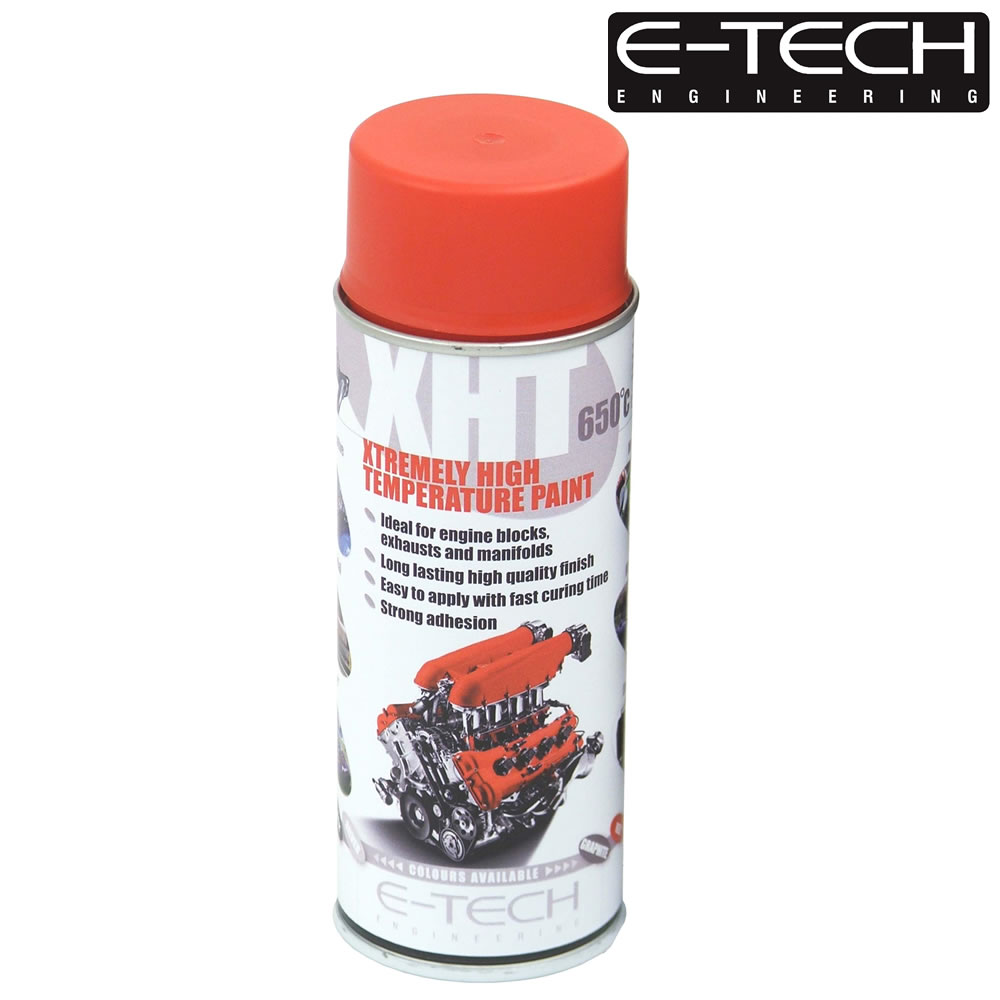 RED ETech 400ML Extremely High Temperature Paint XHT VHT Exhaust