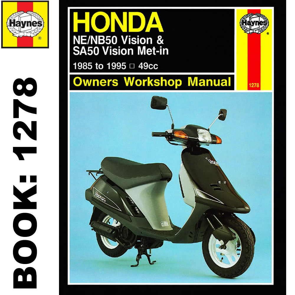 Honda NE50M NB50M Vision SA50 Vision Met-in 1985-95 Haynes Workshop Manual