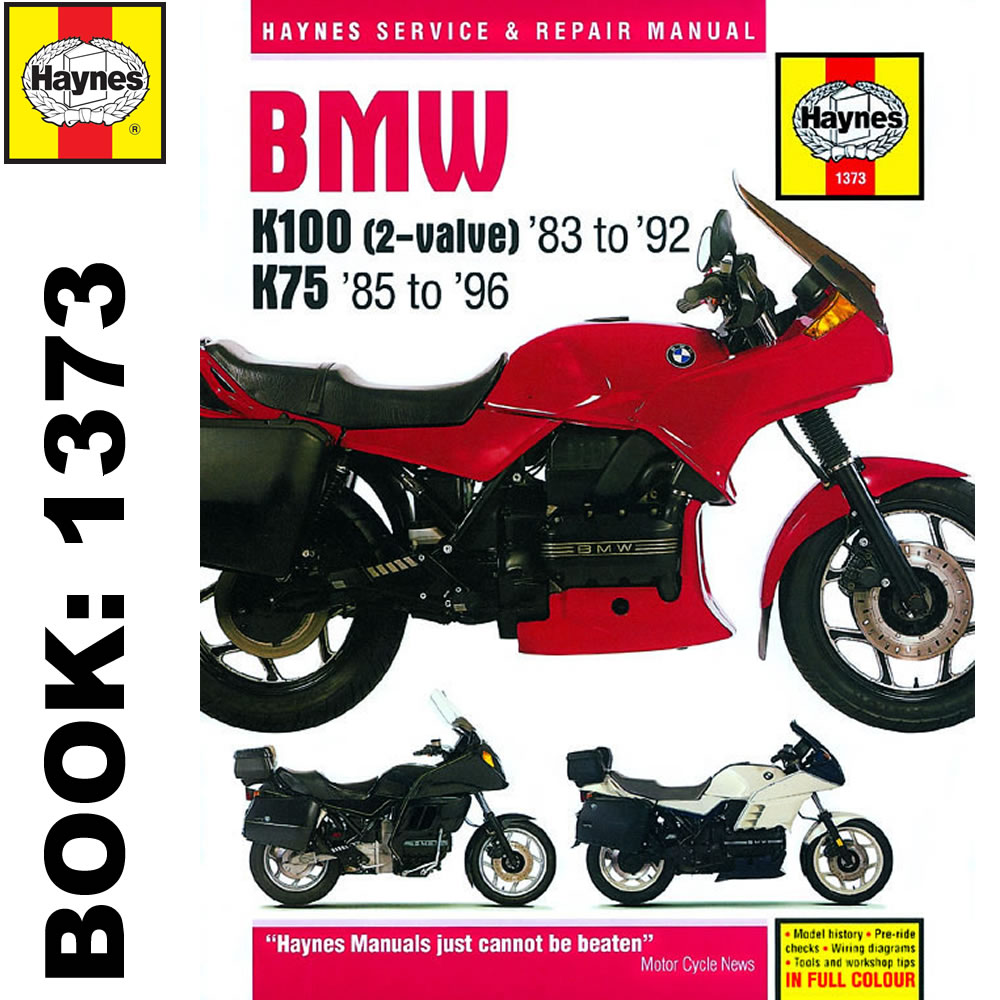 BMW K75 K100 2-Valve Models 1983-96 Haynes Workshop Manual