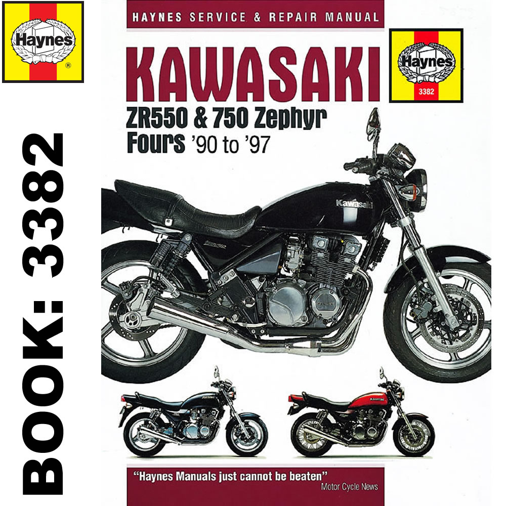 Kawasaki ZR550 ZR750 Zephyr Fours 1990-97 Haynes Workshop Manual