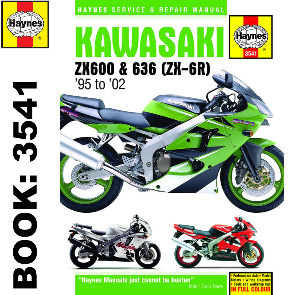 Kawasaki ZX6R Ninja Fours 1995-2005 Haynes Workshop Manual