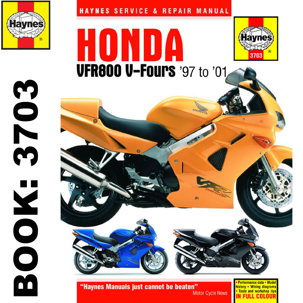 Honda VFR800 V-Fours 1997-2001 Haynes Workshop Manual