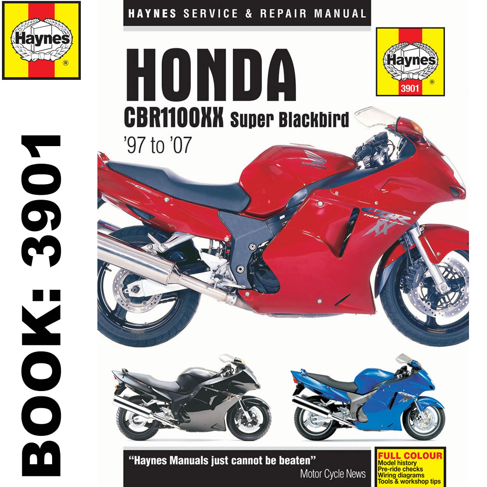 Honda CBR1100XX Super Blackbird 1997-2007 Haynes Workshop Manual