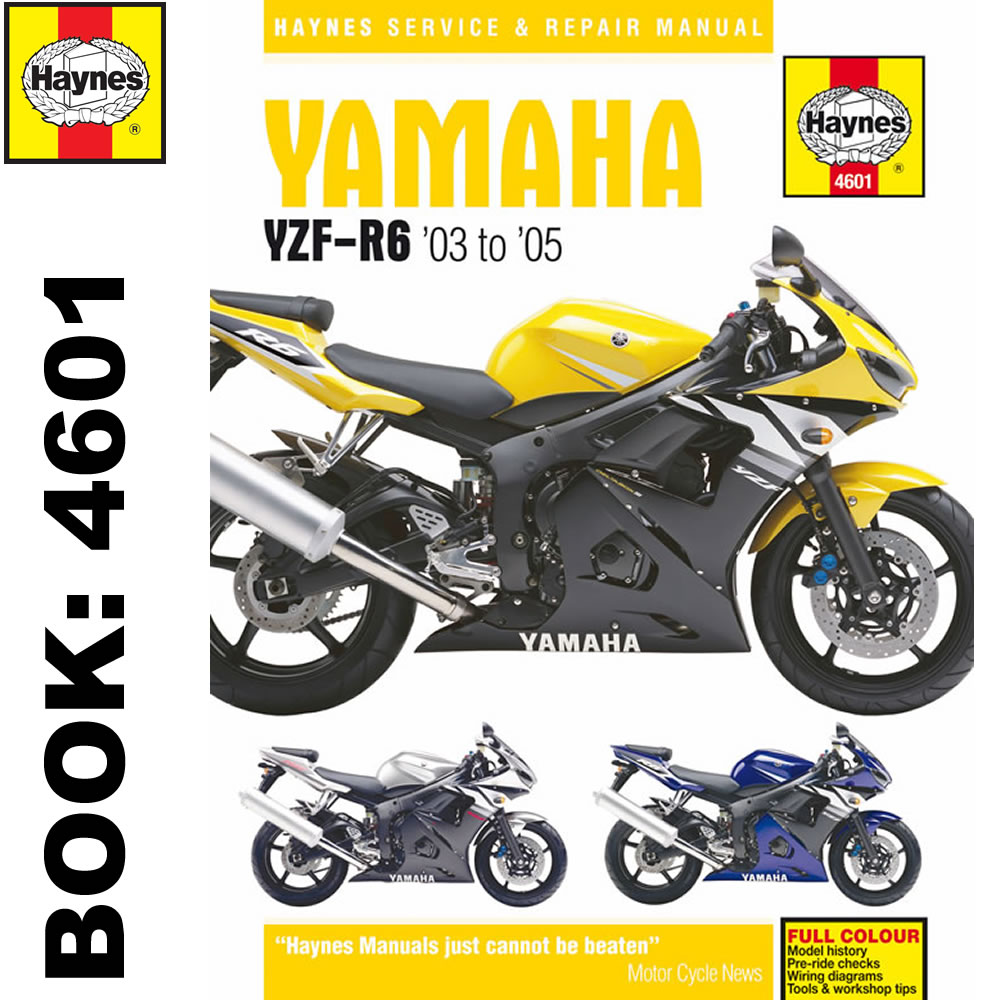 Yamaha YZF-R6 2003-2005 Haynes Workshop Manual