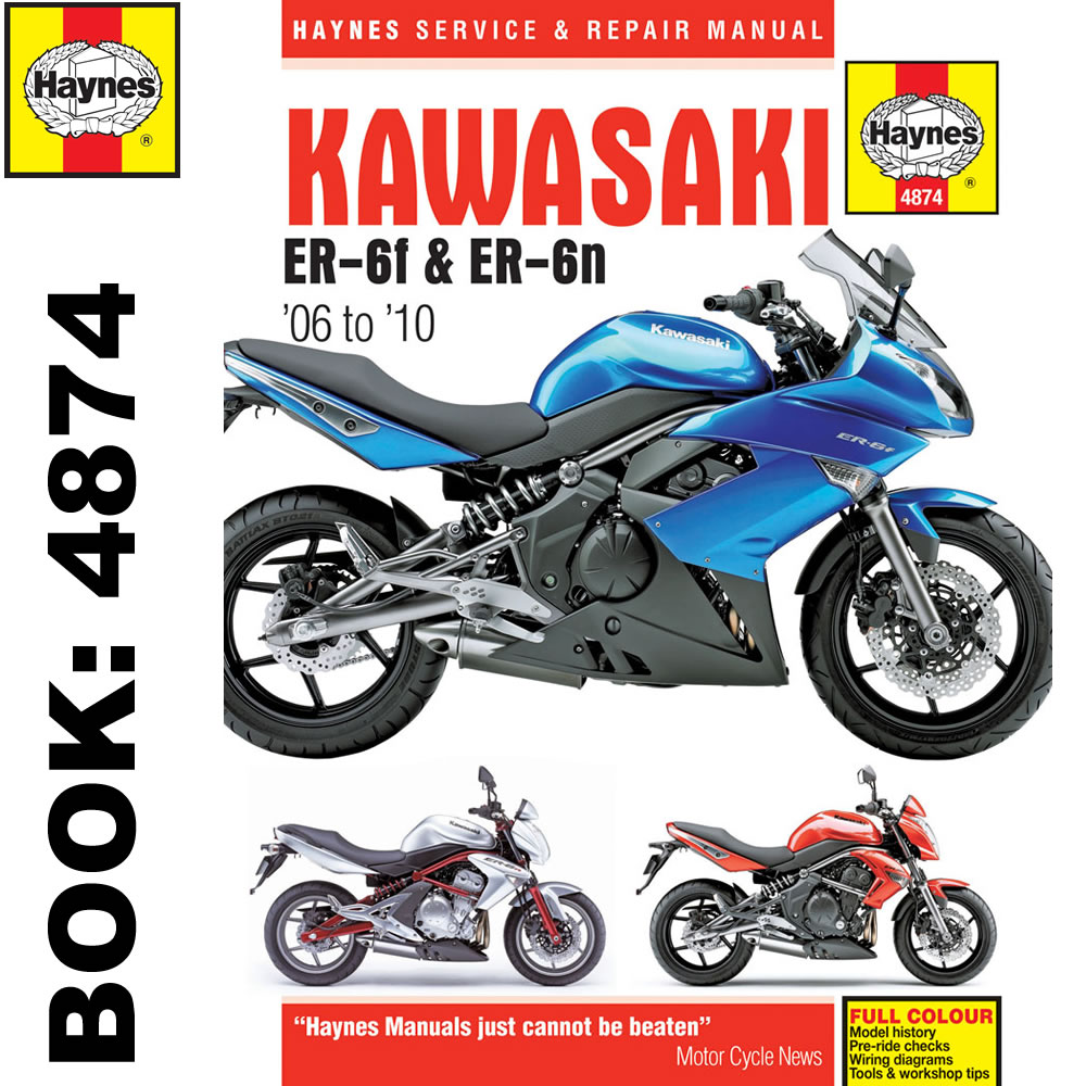 Kawasaki ER6-F ER6-N 2006-10 Haynes Workshop Manual