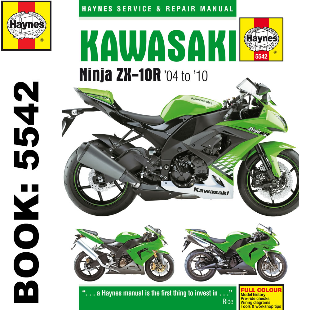 Kawasaki Ninja ZX-10R 2004-2010 Haynes Workshop Manual