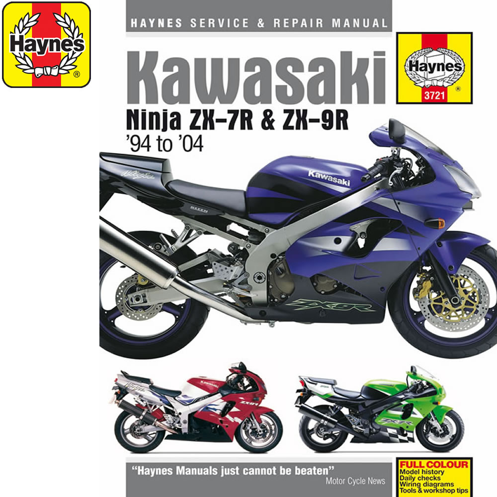 [3721] Kawasaki Ninja ZX-7R ZX-9R 1994-2004 Haynes Workshop Manual