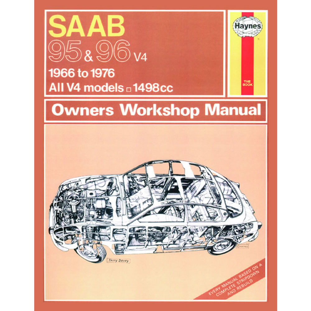 Saab 95 96 Haynes Manual 1966-76 1.5 Petrol Workshop