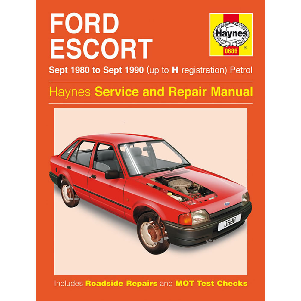 Ford Escort Haynes Manual 1980-90 1.1 1.3 1.4 1.6 Petrol Workshop