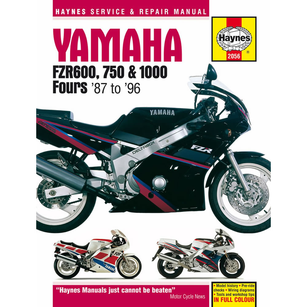 Yamaha FZR600 FZR750 FZR1000 Four 1987-96 Haynes Workshop Manual