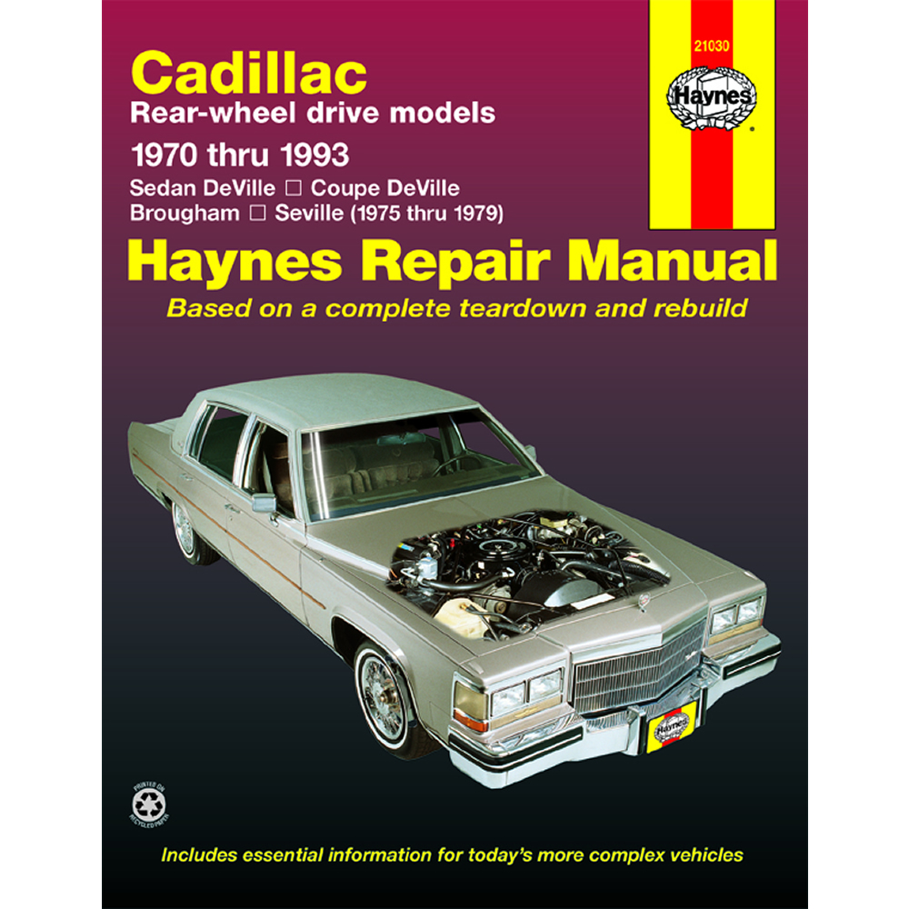 Cadillac Seville 1975-1979 Haynes USA Workshop Manual