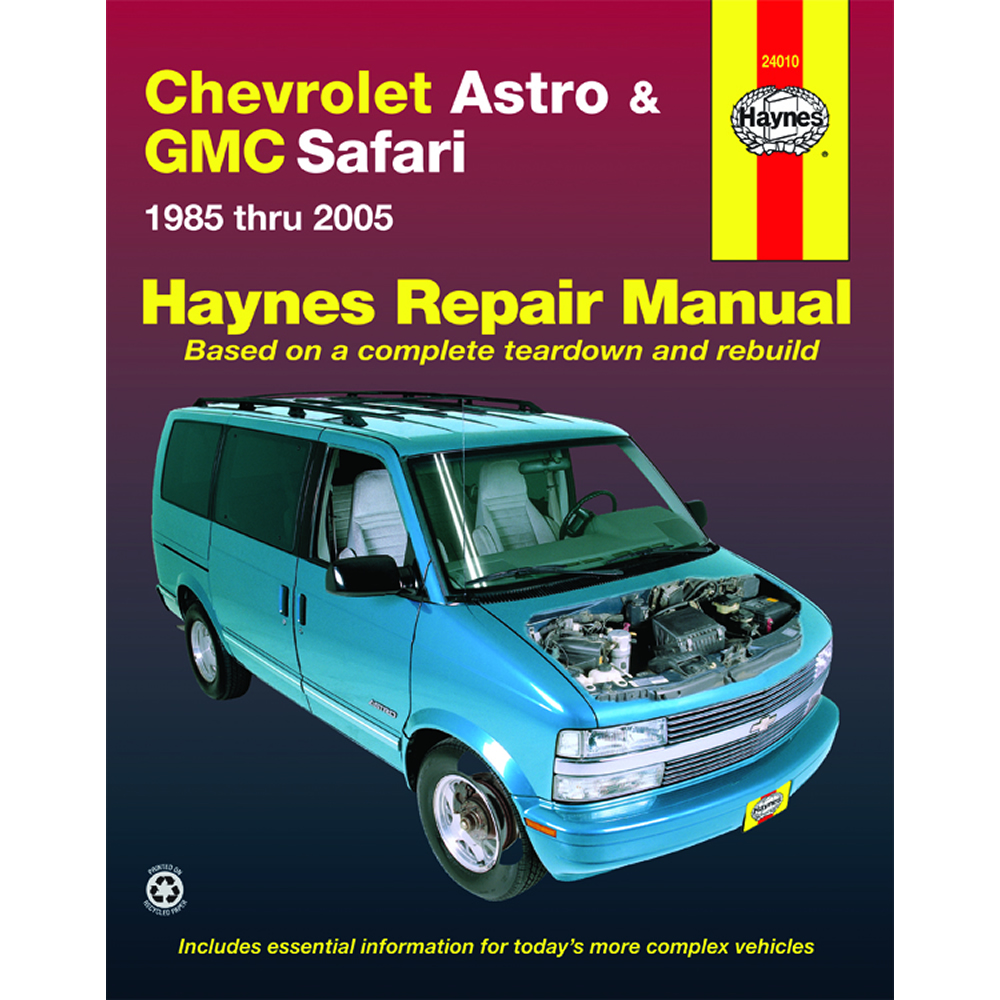 Chevrolet Astro 1985-2005 Haynes USA Workshop Manual