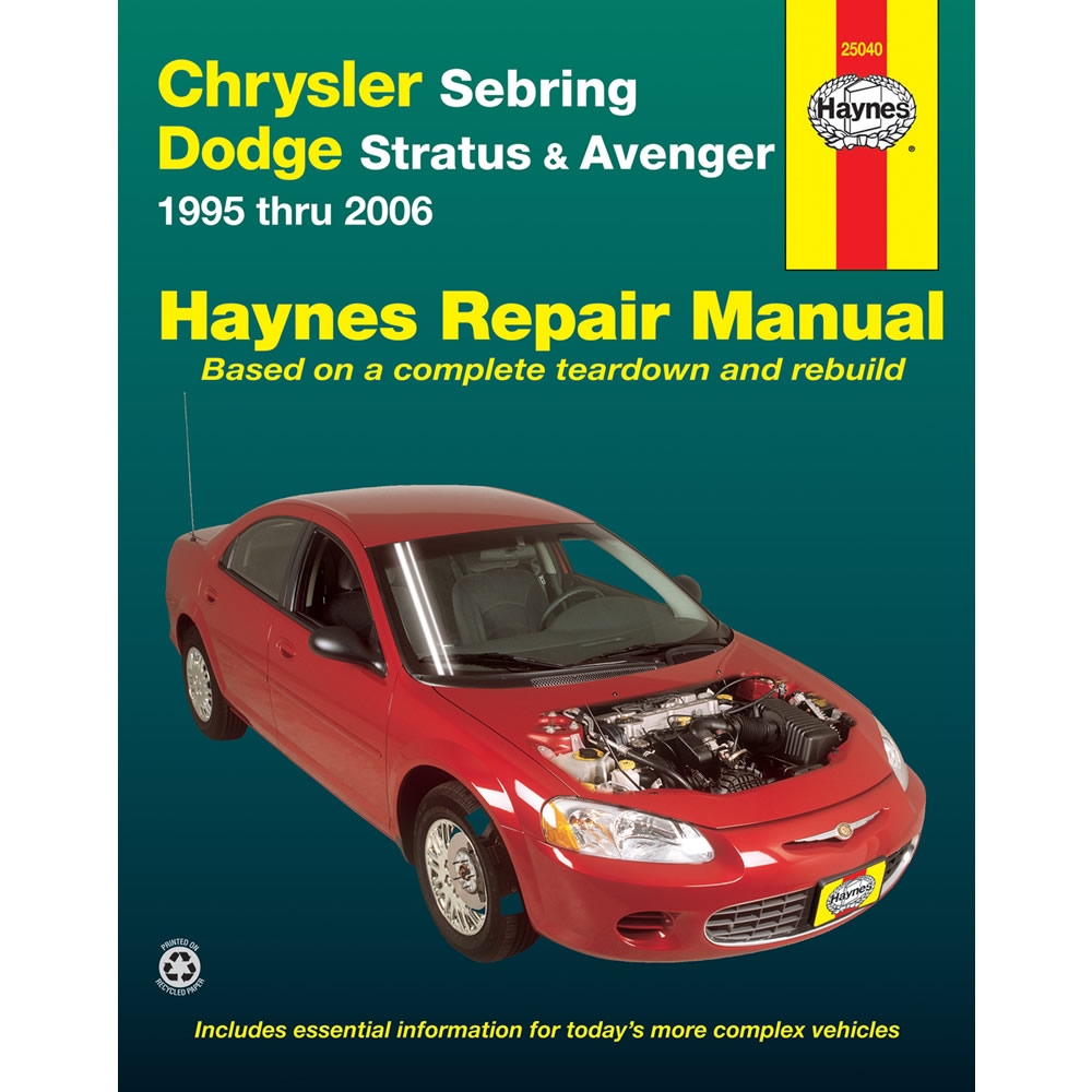 Dodge Stratus 2001-2006 Haynes USA Workshop Manual