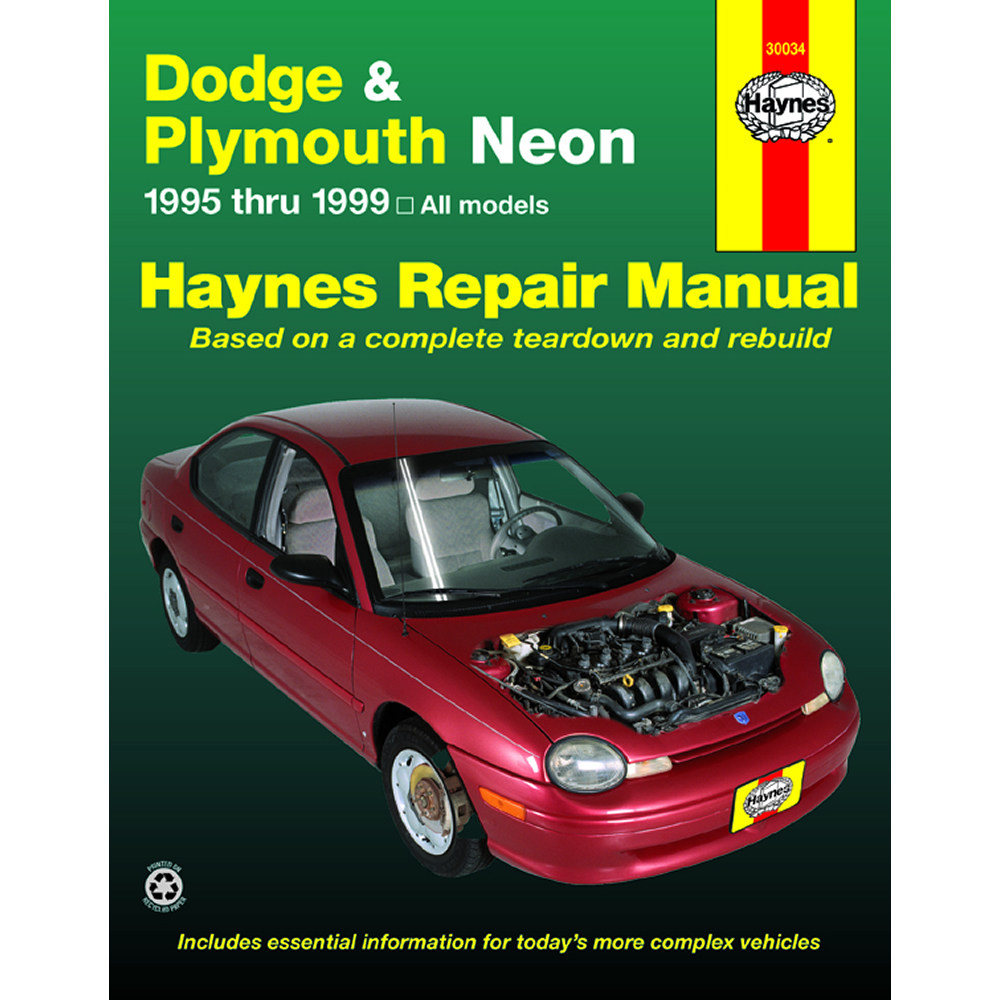 Dodge and Plymouth Neon 1995-1999 Haynes USA Workshop Manual