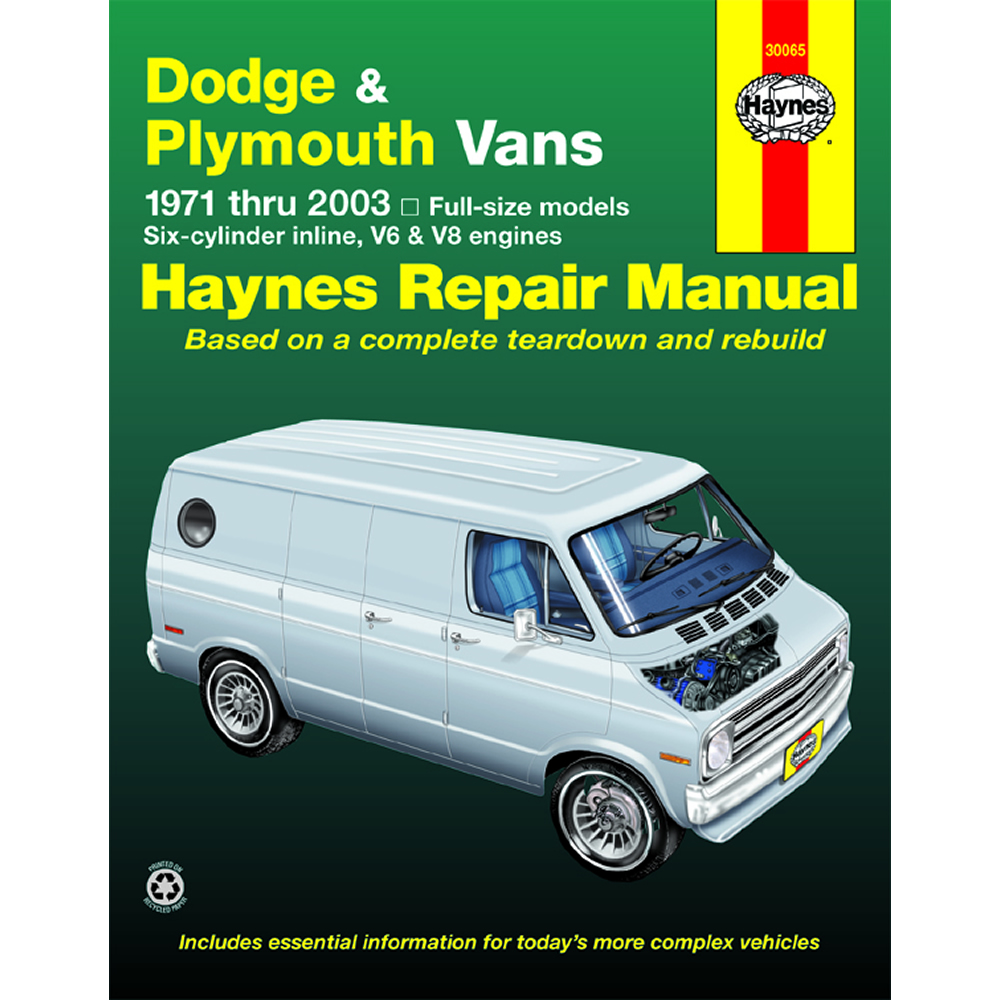 Dodge Ram 1500 2500 3500 Van 1999-2003 Haynes USA Workshop Manual