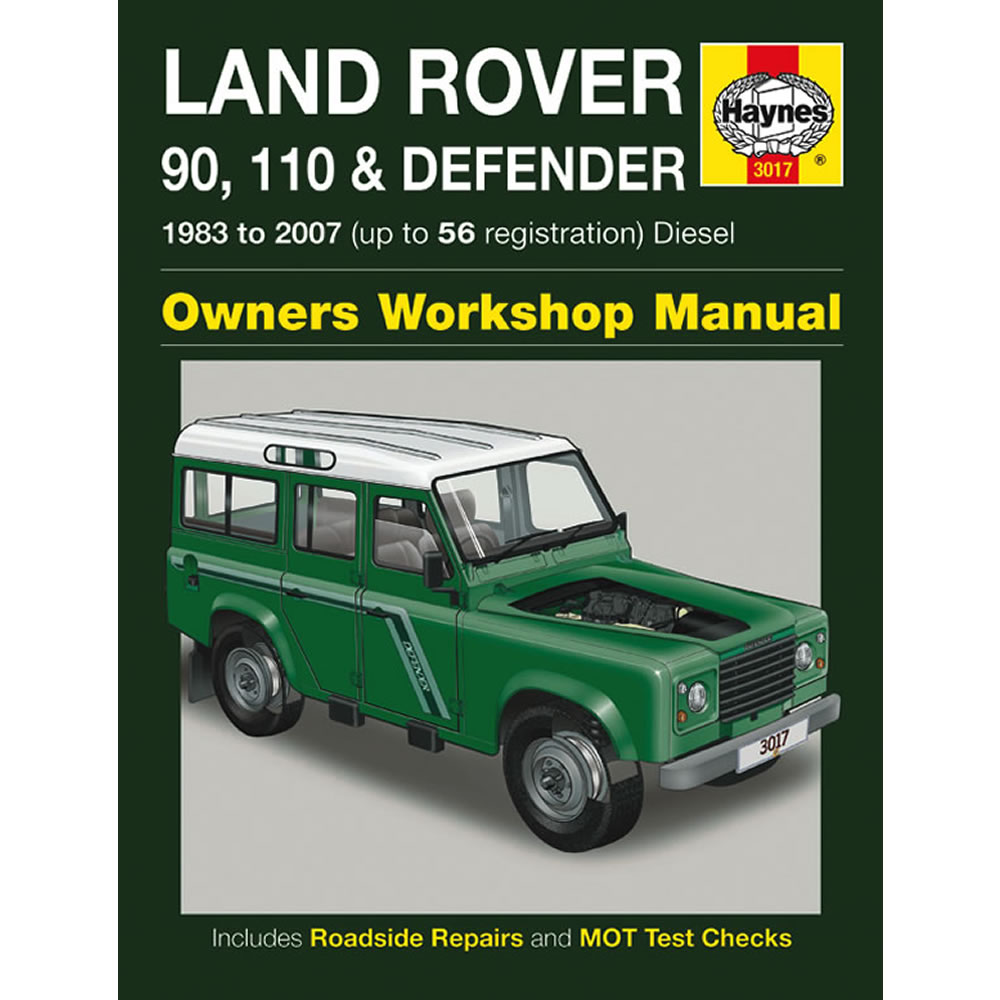 Land Rover 90 110 Defender Haynes Manual 1983-07 2.25 2.5 Diesel Workshop