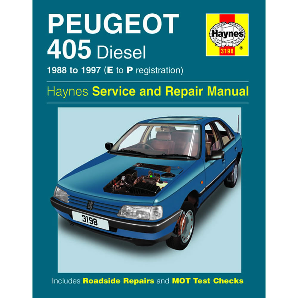 Peugeot 405 Haynes Manual 1988-97 1.8 1.9 Diesel Workshop