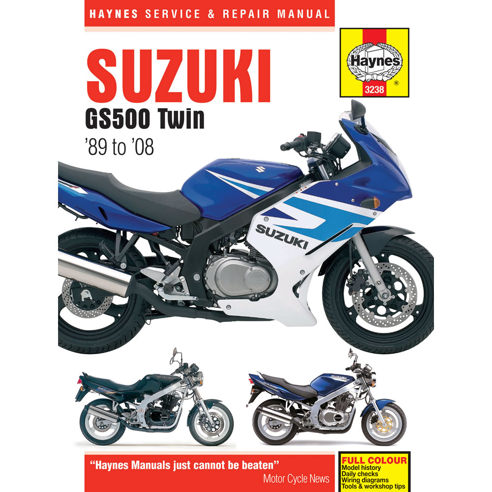 Suzuki GS500 Twin 1989-2008 Haynes Workshop Manual