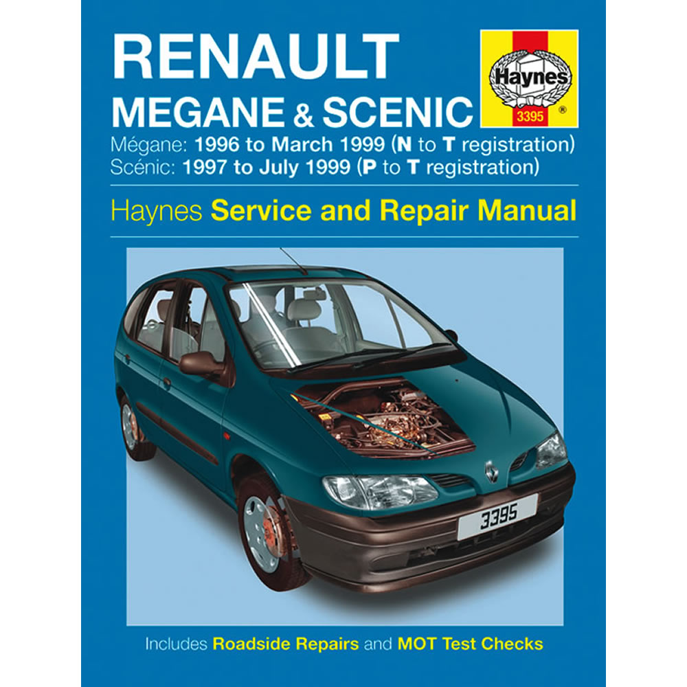 Renault Megane Scenic Haynes Manual 1997-03 1.4 1.6 2.0 Pet 1.9 Dsl Workshop