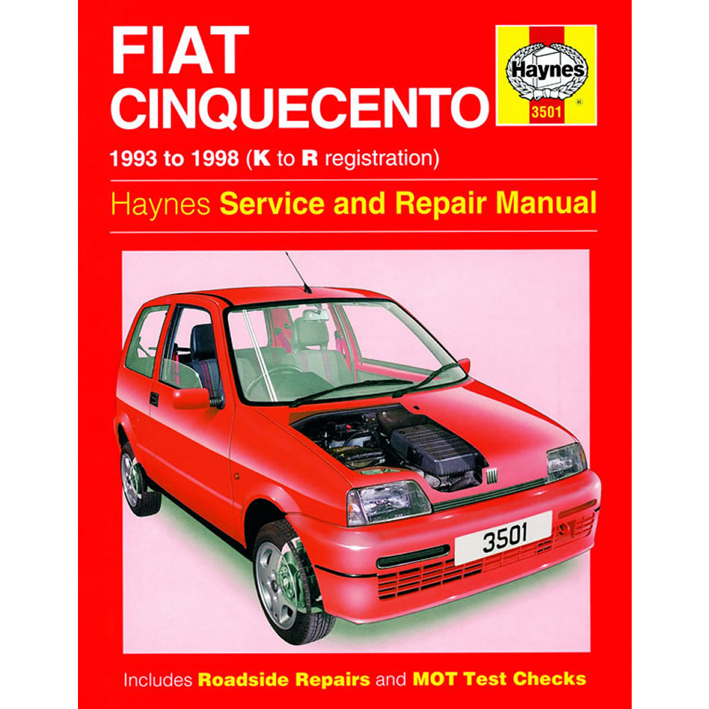 Fiat Cinquecento Haynes Manual 1993-98 0.9 1.1 Petrol Workshop