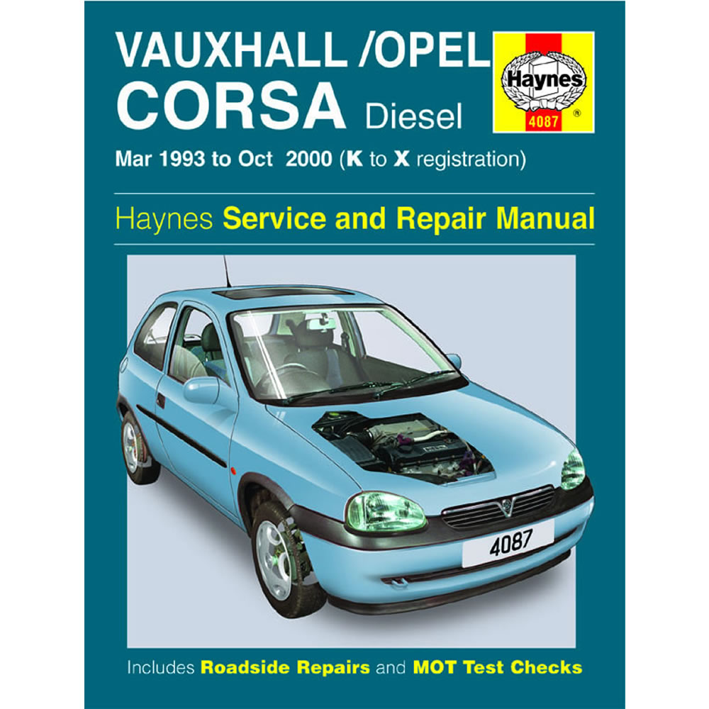 Vauxhall Corsa Haynes Manual 1993-00 1.5 1.7 Diesel Workshop Manual
