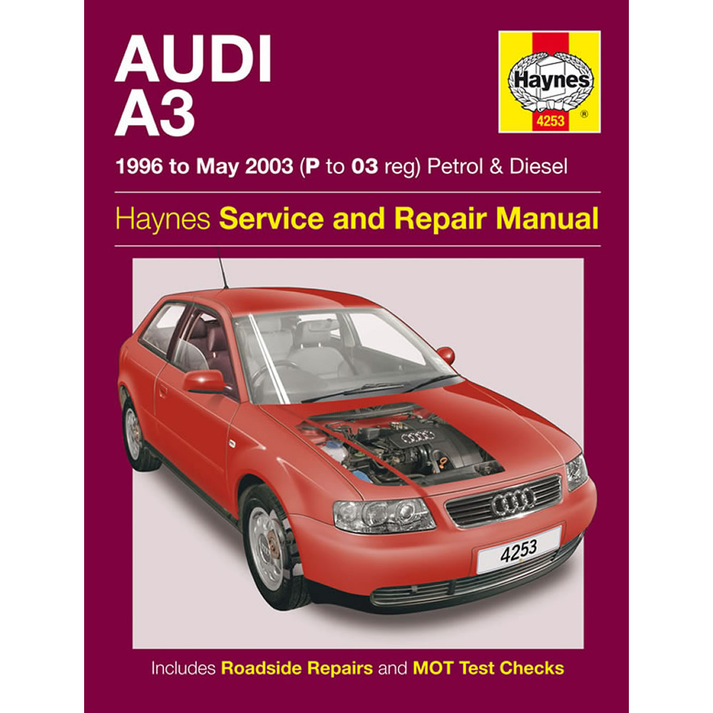Audi A3 Haynes Manual 1996-03 1.6 1.8 Petrol 1.9 Diesel Workshop Manual